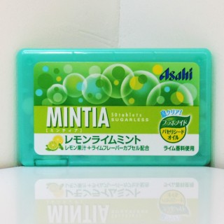 【レビュー】ミンティア レモンライムミント　レモン果汁とライムの味