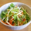 【簡単料理】水菜のサラダ：少しでも野菜を多く摂るために