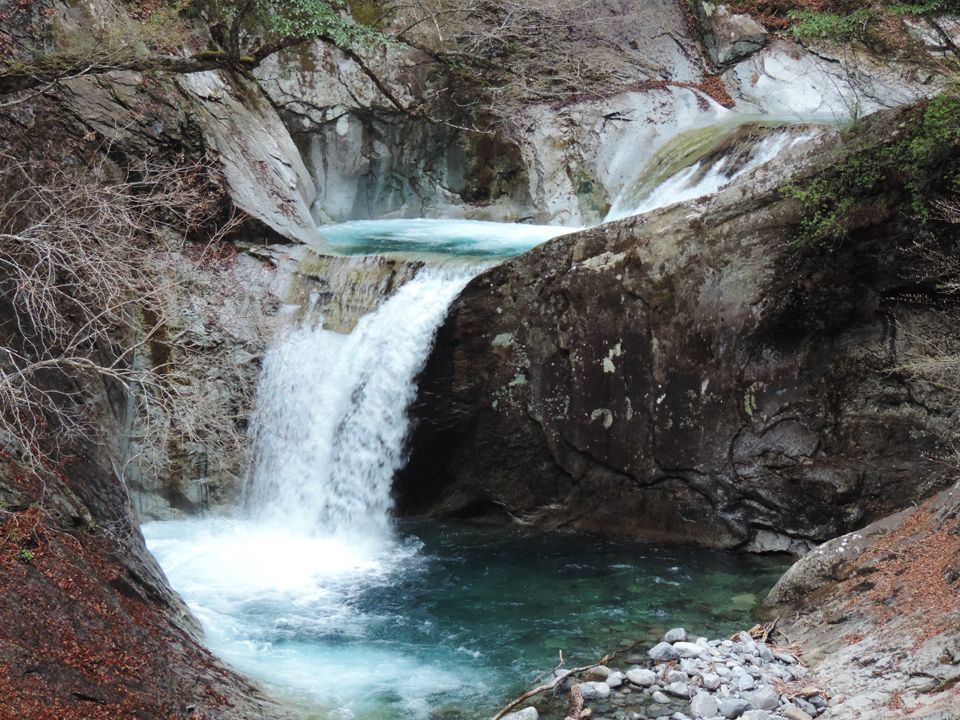 西沢渓谷　竜神の滝