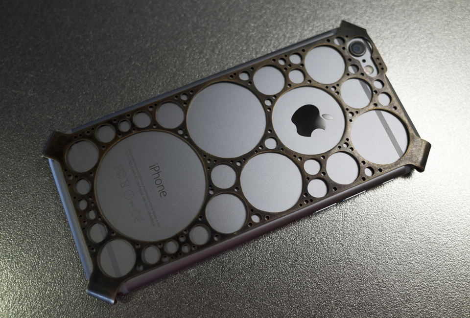 真鍮製 Iphone6用のケースを自作してみた あともん